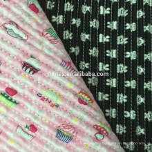 New design,printing quilted fabric ,100% cotton spandex stripe fabric,quilted fabric for winter coat